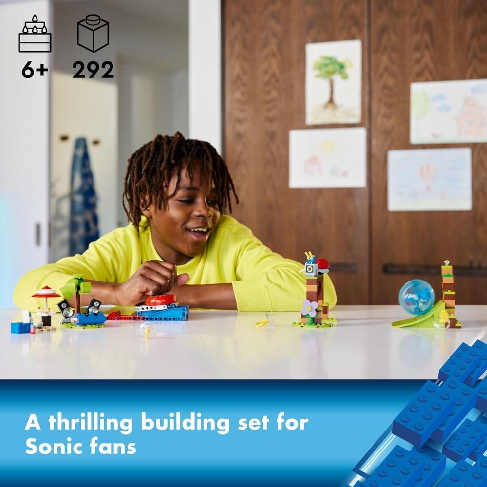 LEGO SONIC DESAFÍO DE LA ESFERA DE VELOCIDAD SET DE CONSTRUCCIÓN CON LANZADOR Y 3 FIGURAS - 2