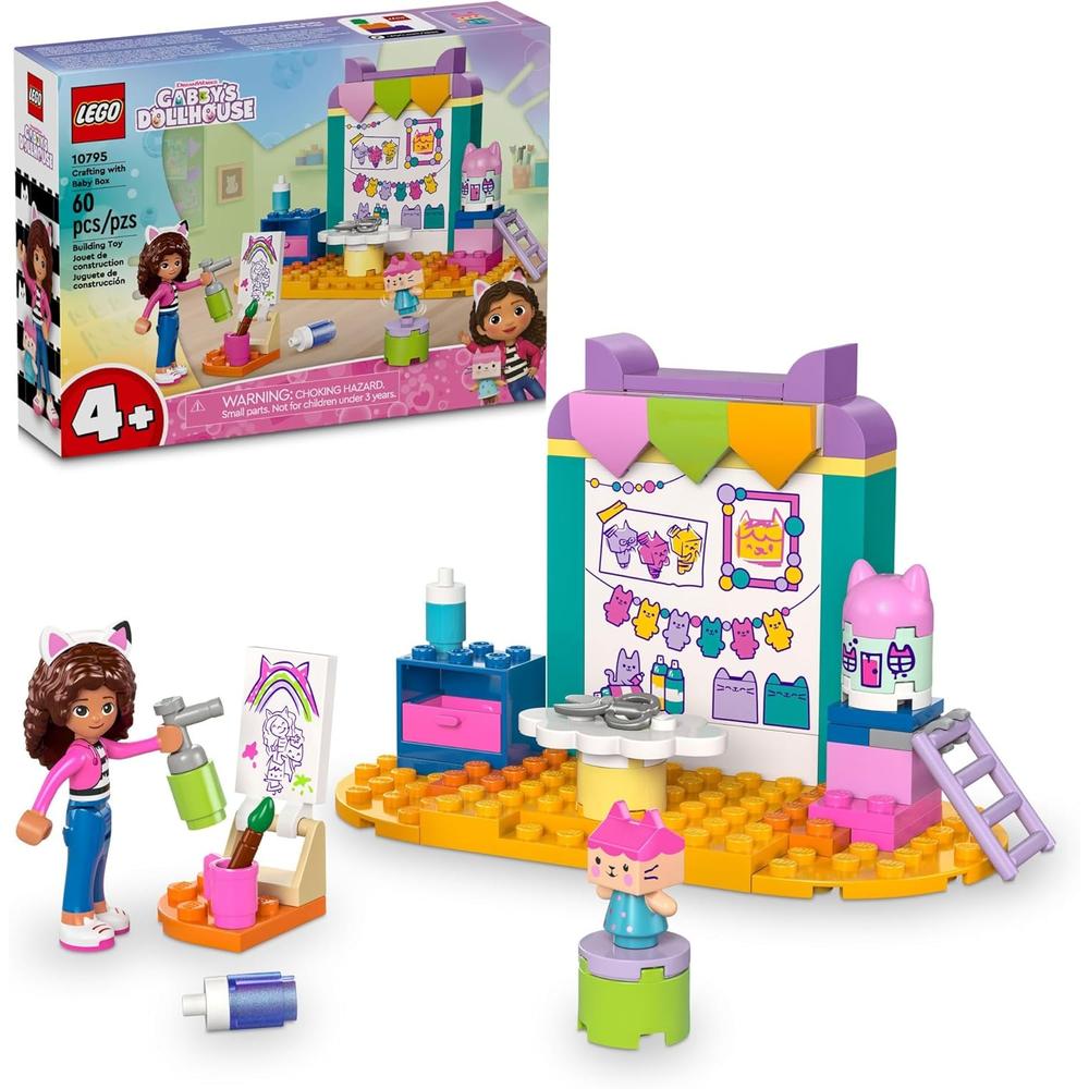 LEGO GABBY'S DOLLHOUSE, JUGUETES DE CONSTRUCCIÓN CON CAJA DE BEBÉ Y FIGURAS - 1