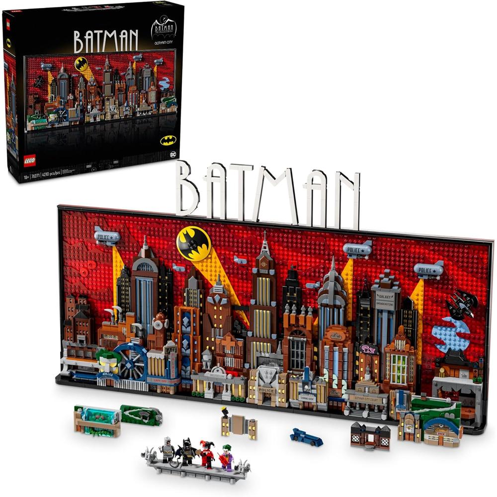 LEGO DC BATMAN, CIUDAD GÓTICA, SET PARA ADULTOS CON MINIFIGURAS COLECCIONABLES - 1