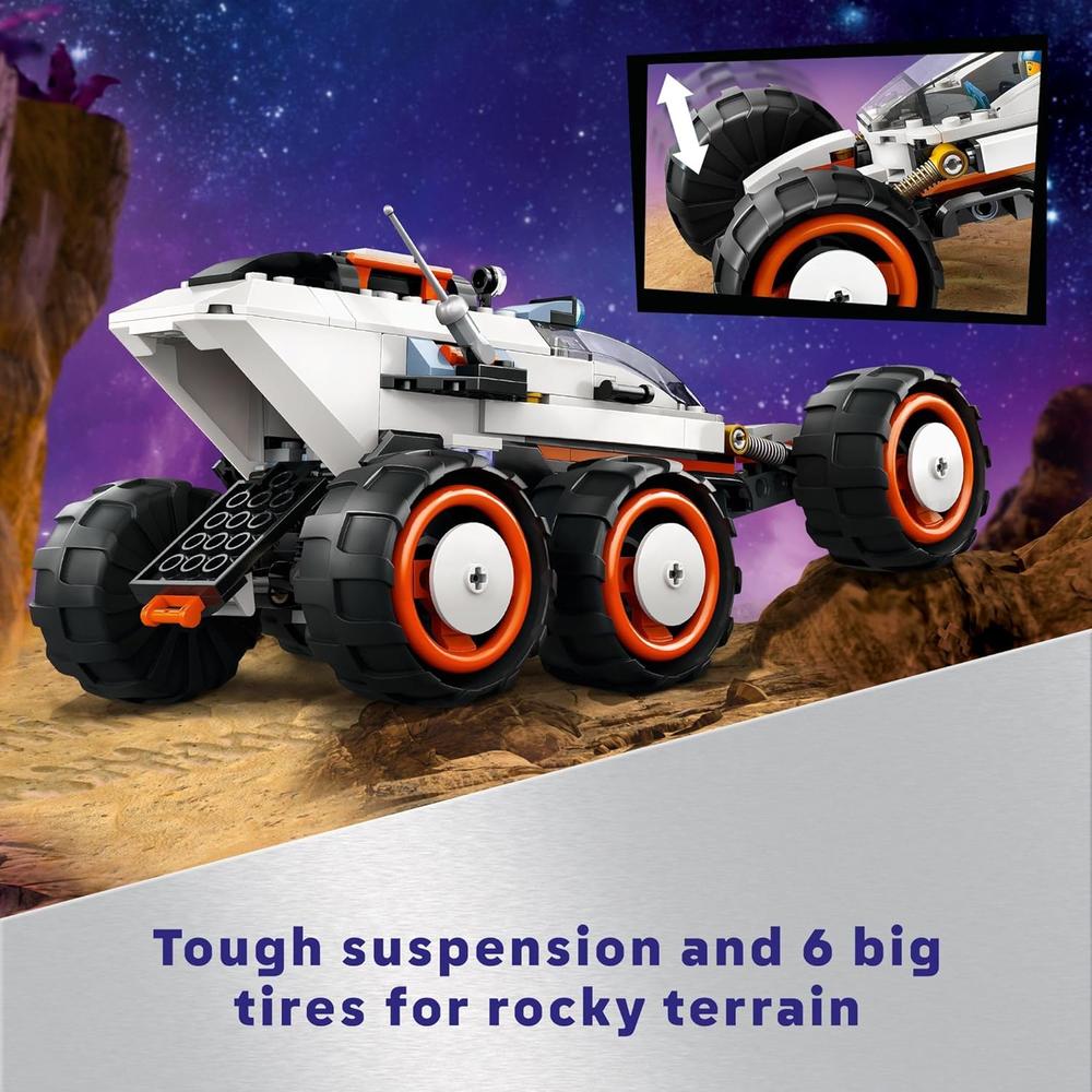 LEGO CITY VEHÍCULO EXPLORADOR ESPACIAL CON ALIENÍGENAS Y 2 MINIFIGURAS 6+ - 3