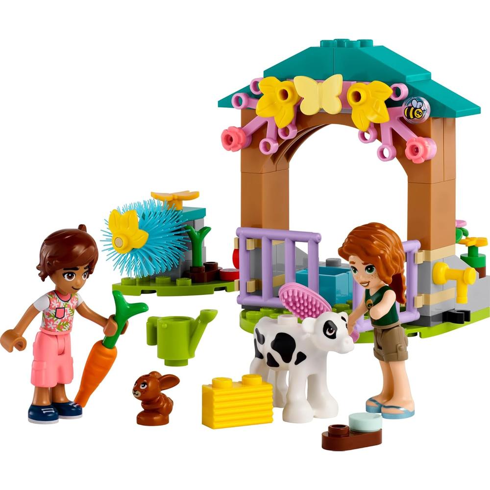 LEGO FRIENDS ESTABLO DE LA TERNERA DE OTOÑO, JUGUETE DE GRANJA PARA NIÑOS 5+ - 5