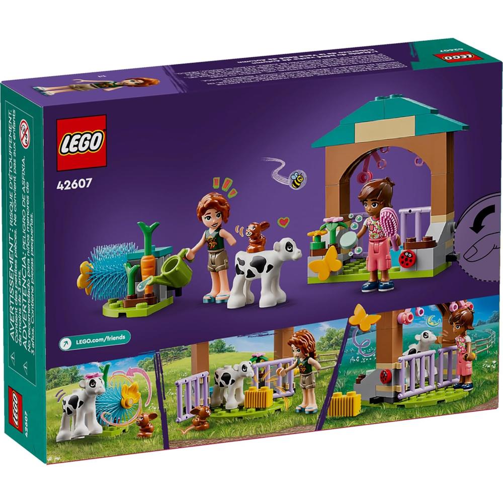 LEGO FRIENDS ESTABLO DE LA TERNERA DE OTOÑO, JUGUETE DE GRANJA PARA NIÑOS 5+ - 6