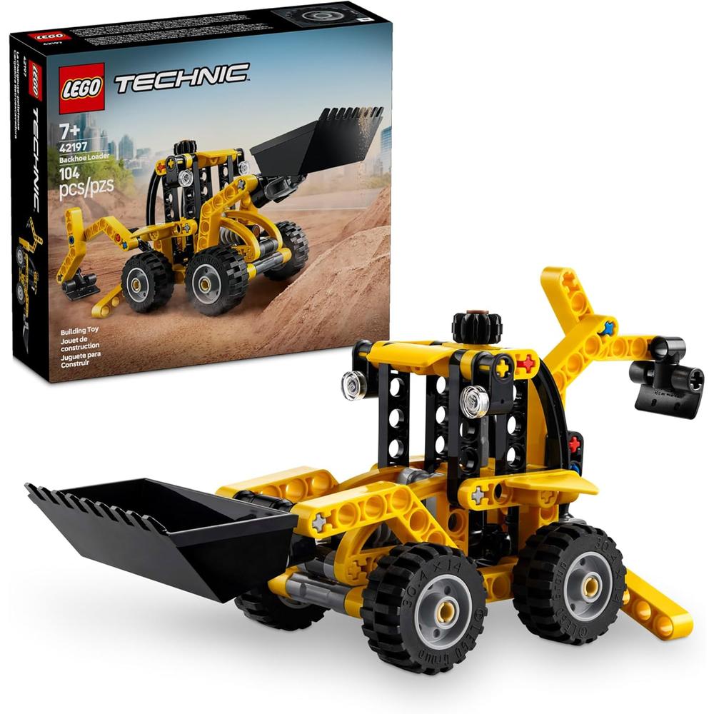 LEGO TECHNIC RETROEXCAVADORA, SET DE CONSTRUCCIÓN CON PALA Y ESTABILIZADORES - 1