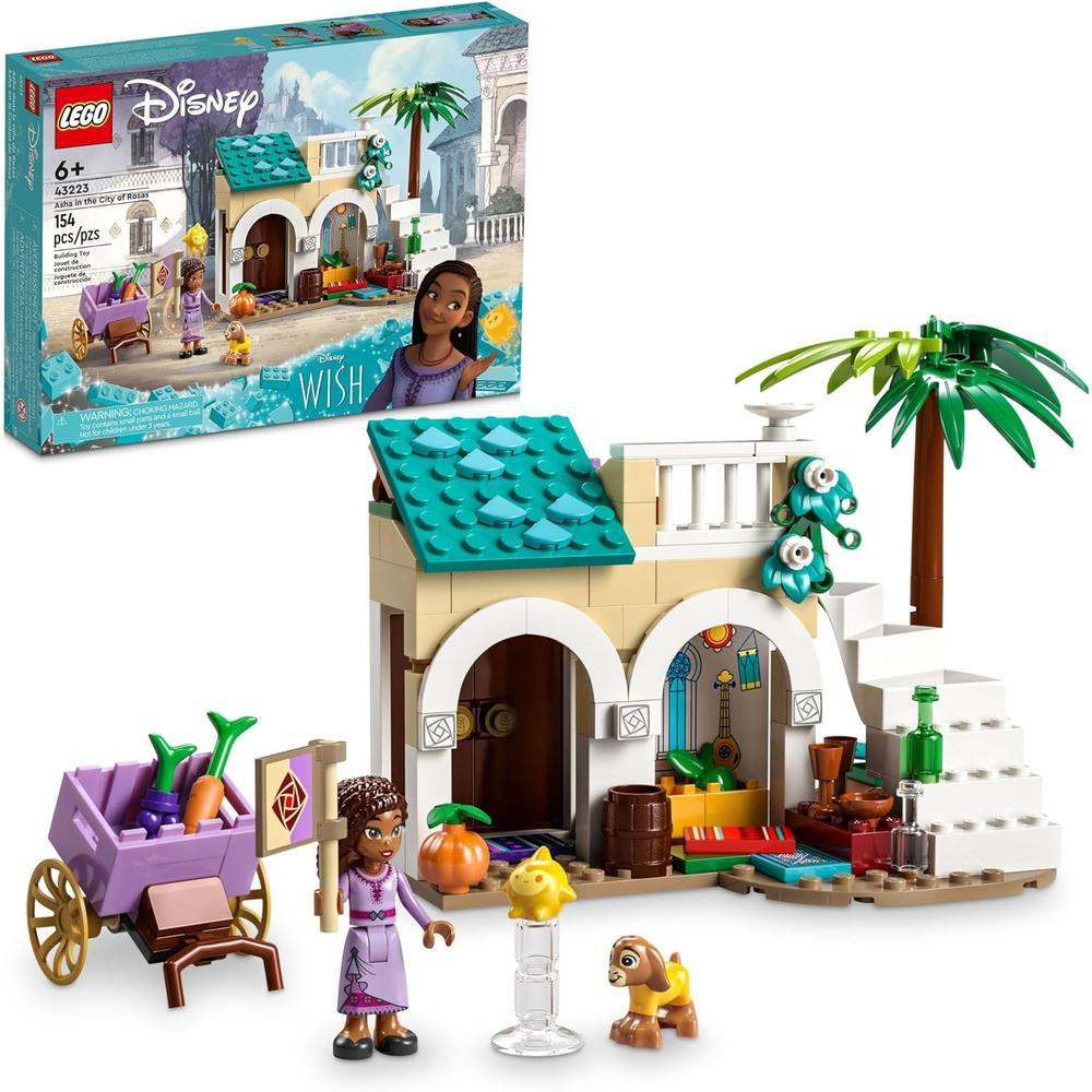 LEGO DISNEY WISH ASHA EN LA CIUDAD DE LAS ROSAS SET DE CONSTRUCCIÓN - 1