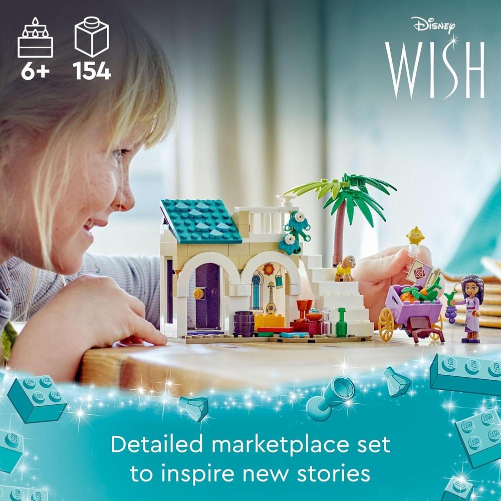 LEGO DISNEY WISH ASHA EN LA CIUDAD DE LAS ROSAS SET DE CONSTRUCCIÓN - 2