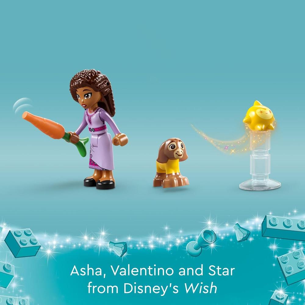 LEGO DISNEY WISH ASHA EN LA CIUDAD DE LAS ROSAS SET DE CONSTRUCCIÓN - 6