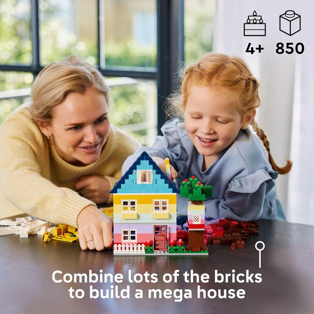 LEGO CLASSIC CASAS CREATIVAS, SET DE CONSTRUCCIÓN CON ACCESORIOS PARA NIÑOS - 5