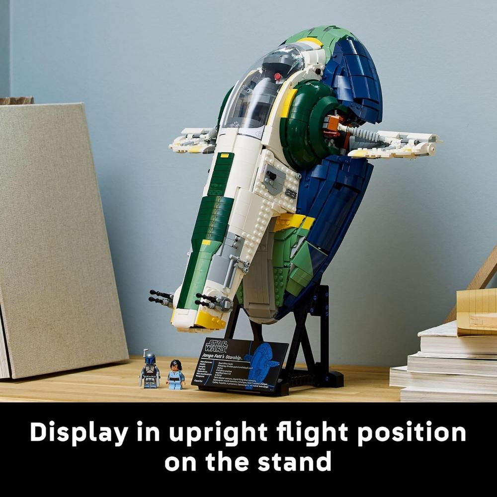 LEGO STAR WARS NAVE ESPACIAL CLASE FIRESPRAY DE JANGO FETT, SET DE CONSTRUCCIÓN PARA ADULTOS - 4