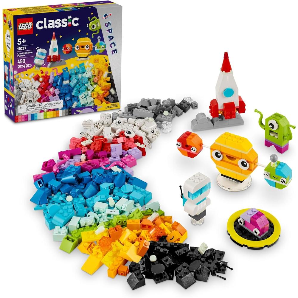 LEGO CLASSIC PLANETAS ESPACIALES CREATIVOS, JUGUETE CON ALIENÍGENA Y NAVE - 1