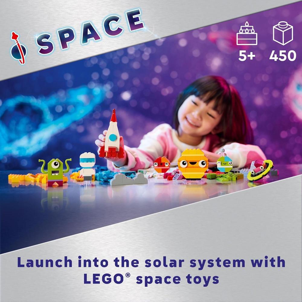 LEGO CLASSIC PLANETAS ESPACIALES CREATIVOS, JUGUETE CON ALIENÍGENA Y NAVE - 2