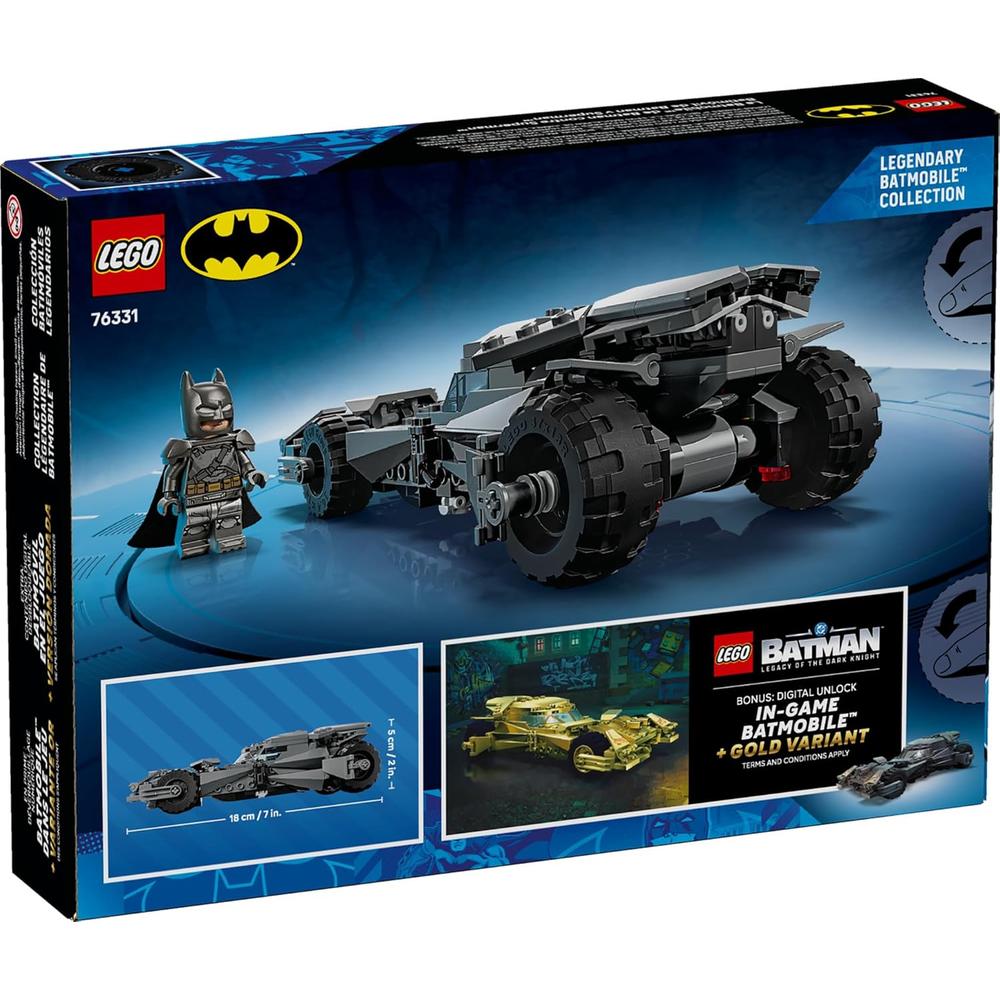 LEGO DC BATMÓVIL: BATMAN BATMÓVIL VS SUPERMAN, INCLUYE MINIFIGURA BLINDADA Y MONEDA - 6