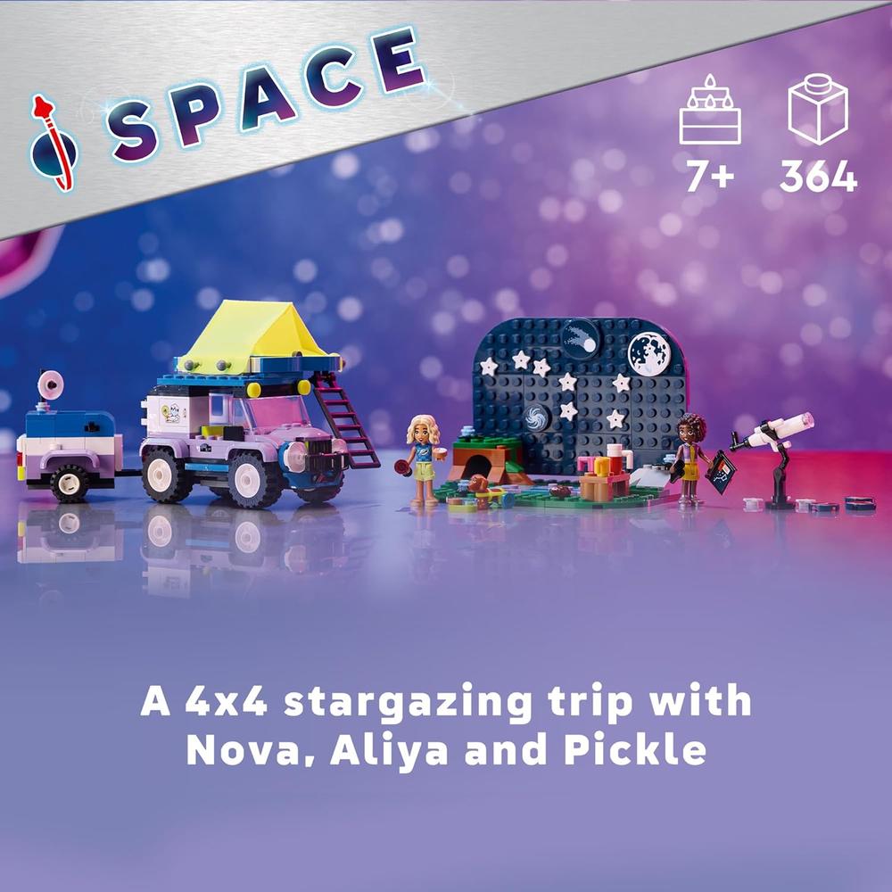 LEGO FRIENDS VEHÍCULO DE CAMPING CON TELESCOPIO, PERRO Y 2 MINIMUÑECAS - 5