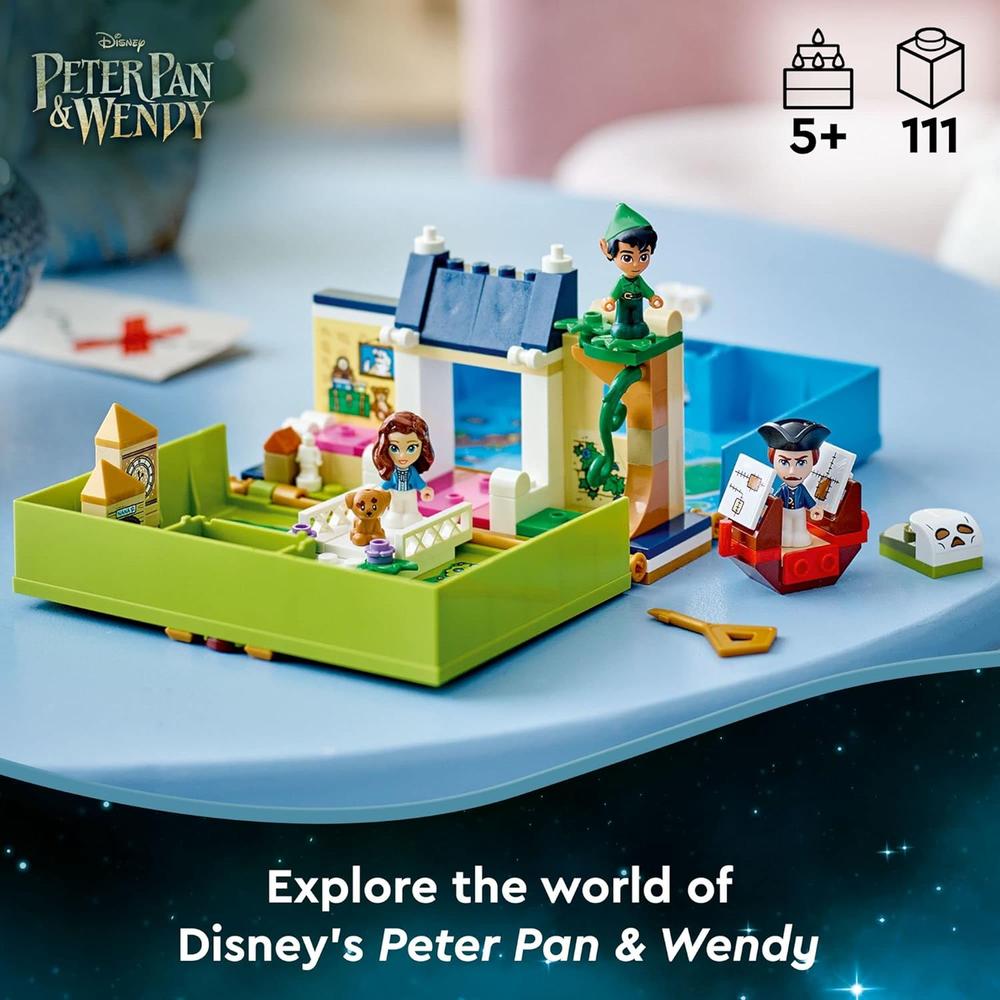 LEGO DISNEY PETER PAN AVENTURA DEL LIBRO SET PORTÁTIL CON BARCO PIRATA - 2