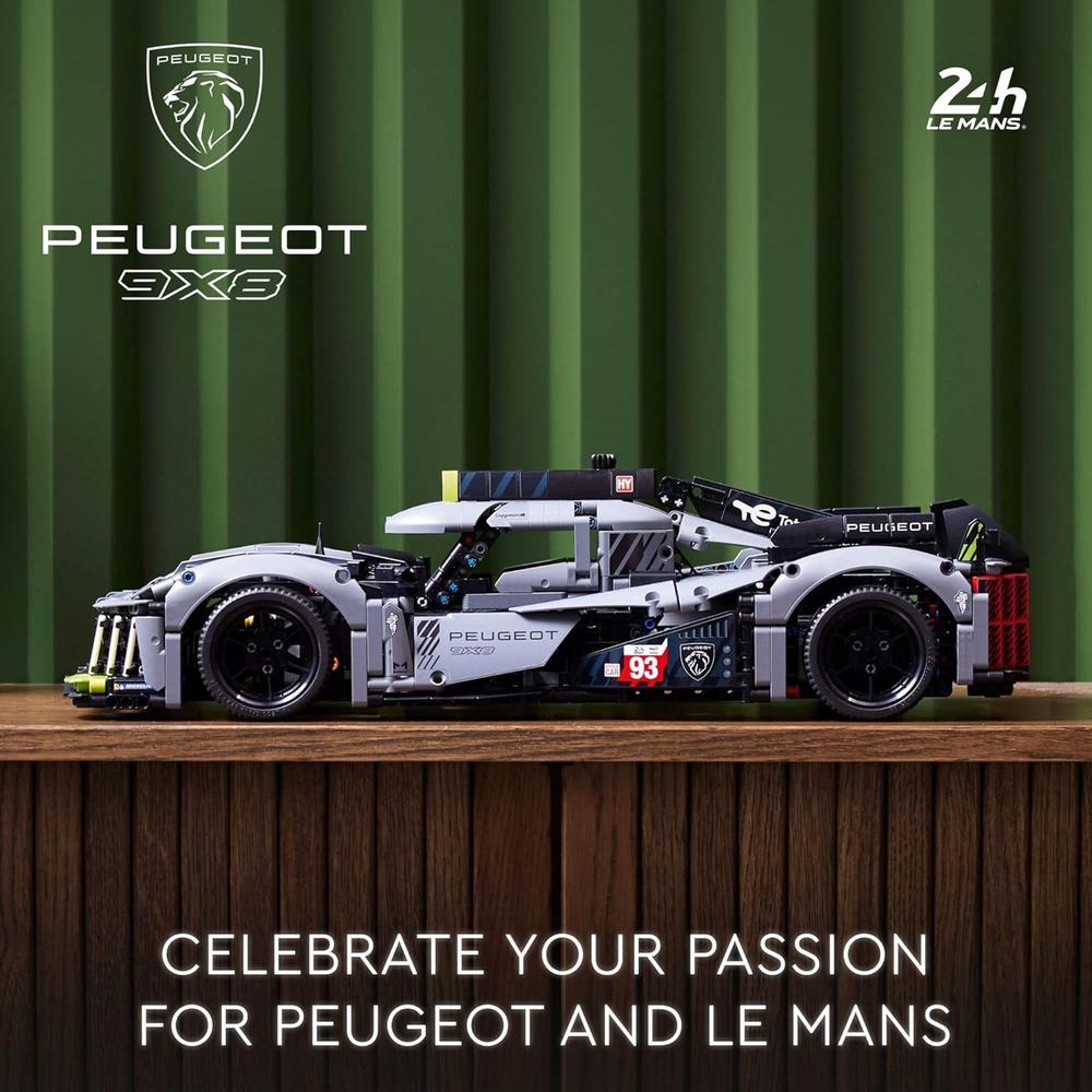 LEGO TECHNIC PEUGEOT 9X8 24H LE MANS SET DE COCHE DE CARRERAS COLECCIONABLE - 3