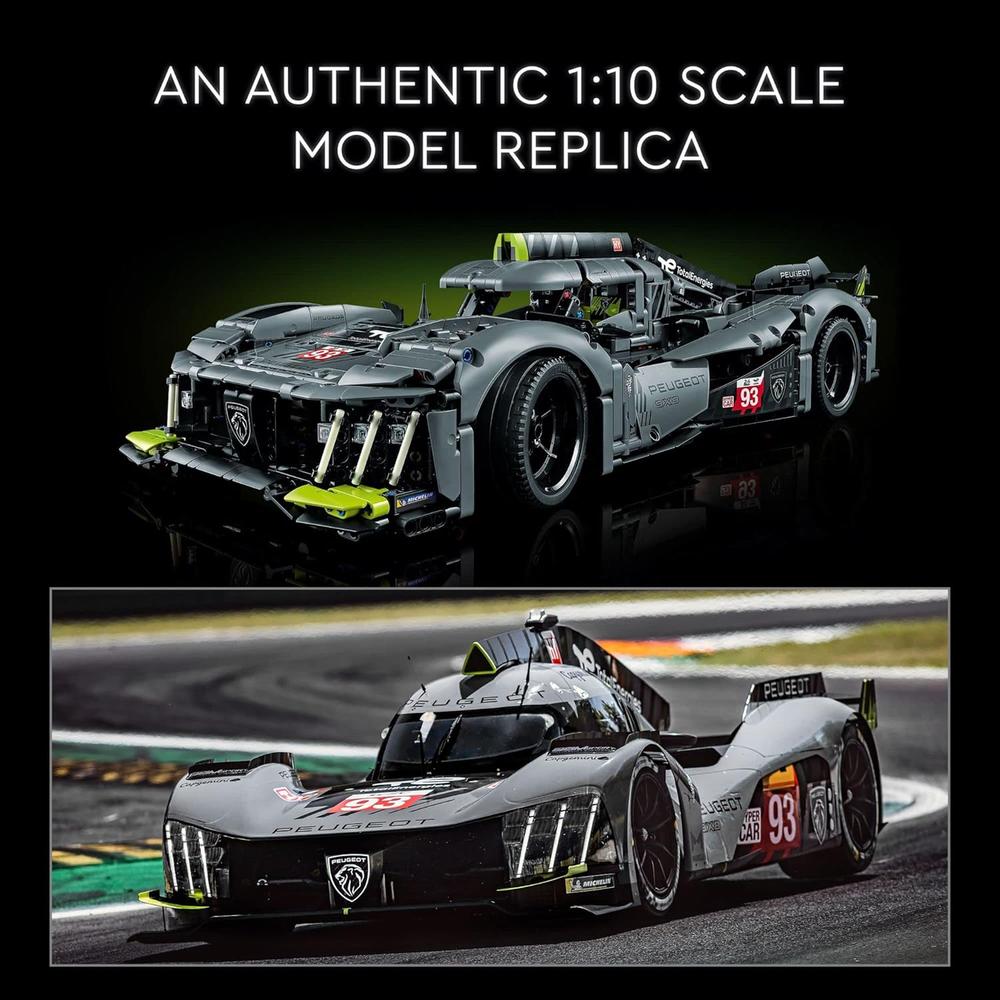 LEGO TECHNIC PEUGEOT 9X8 24H LE MANS SET DE COCHE DE CARRERAS COLECCIONABLE - 5