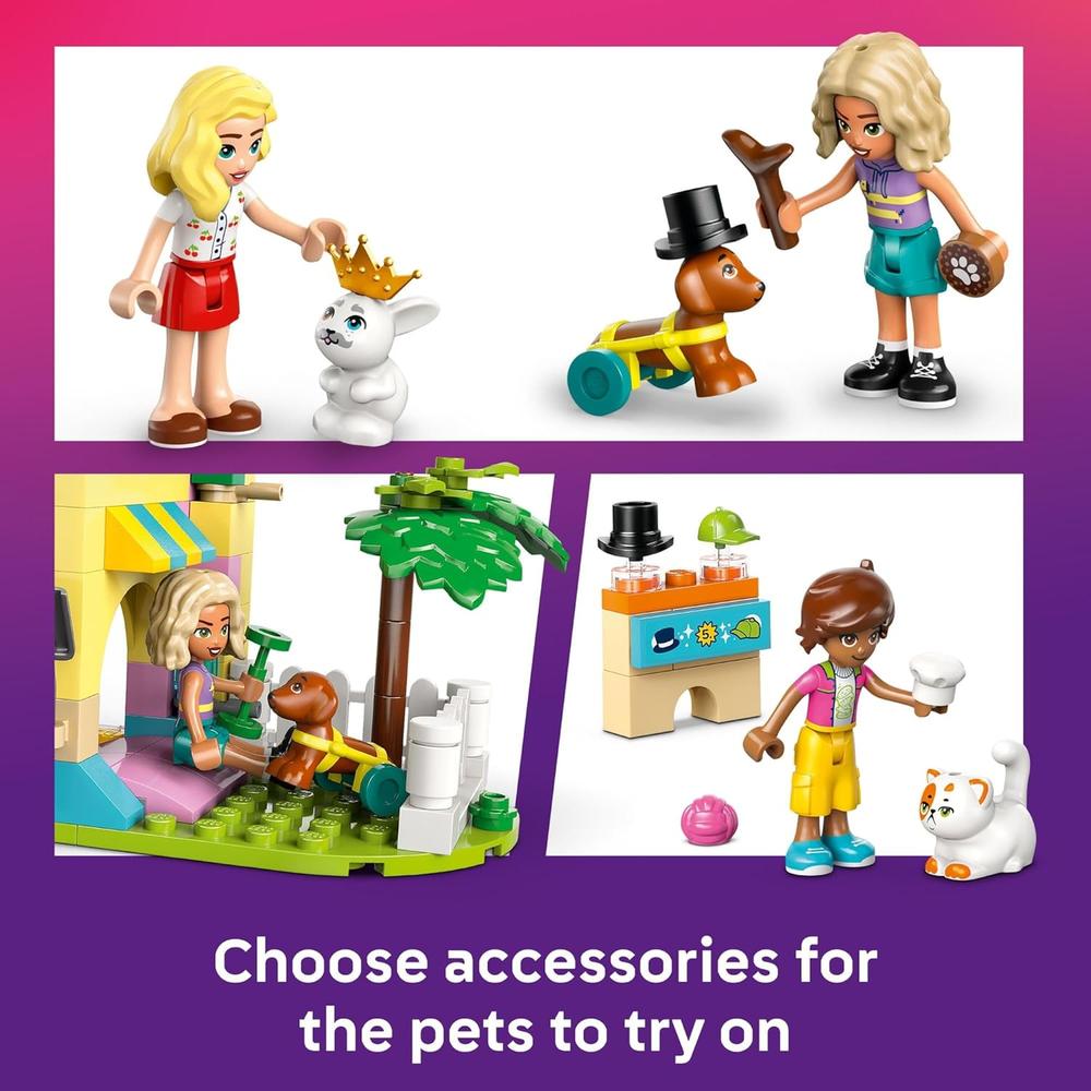 LEGO FRIENDS TIENDA DE ACCESORIOS PARA MASCOTAS, INCLUYE 3 MINIMUÑECAS Y ANIMALES - 3
