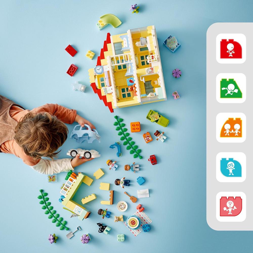 LEGO DUPLO TOWN 3 EN 1 CASA FAMILIAR SET EDUCATIVO STEM PARA NIÑOS PEQUEÑOS - 3