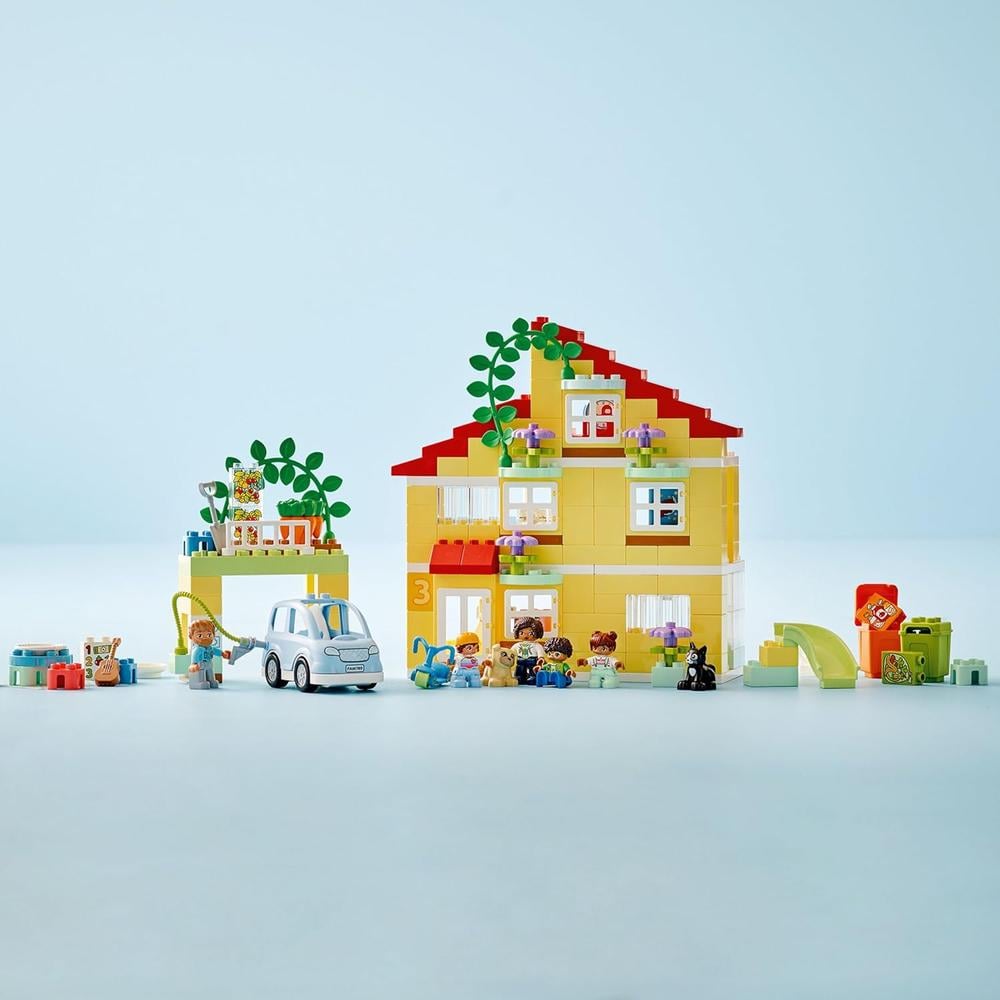 LEGO DUPLO TOWN 3 EN 1 CASA FAMILIAR SET EDUCATIVO STEM PARA NIÑOS PEQUEÑOS - 5
