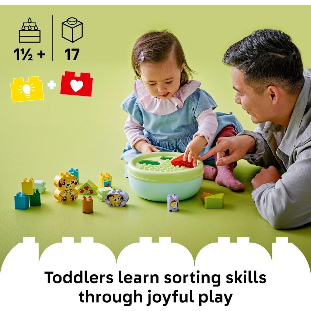 LEGO DUPLO MI PRIMER CLASIFICADOR DE FORMAS CASITA DE PERRITOS, JUEGO EDUCATIVO - 2