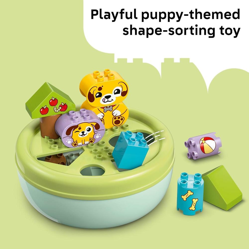 LEGO DUPLO MI PRIMER CLASIFICADOR DE FORMAS CASITA DE PERRITOS, JUEGO EDUCATIVO - 4