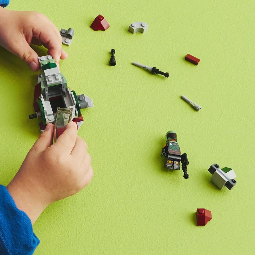 LEGO STAR WARS MICROFIGHTER DE BOBA FETT SET DE NAVE CON LANZADORES DE PROYECTILES - 3