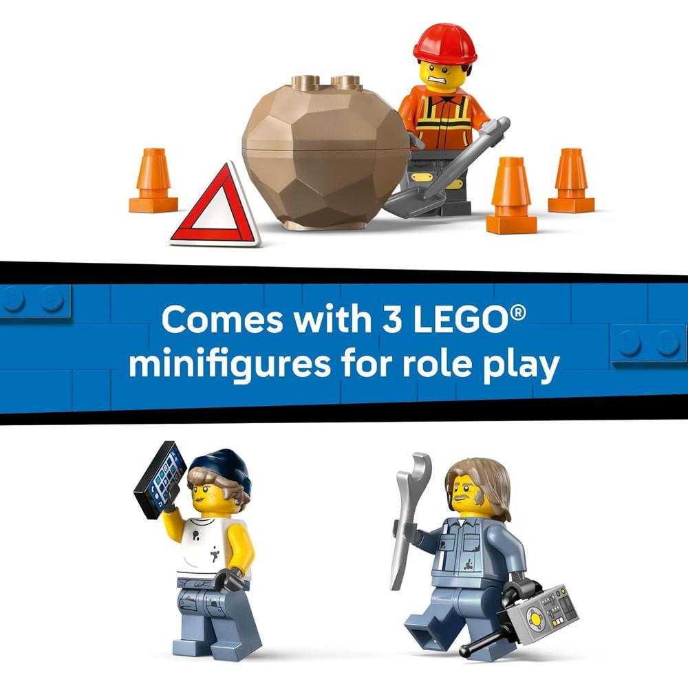 CAMIÓN GRÚA DE RESCATE DE GRAN TONELAJE LEGO CITY, SET DE CONSTRUCCIÓN Y SIMULACIÓN - 6