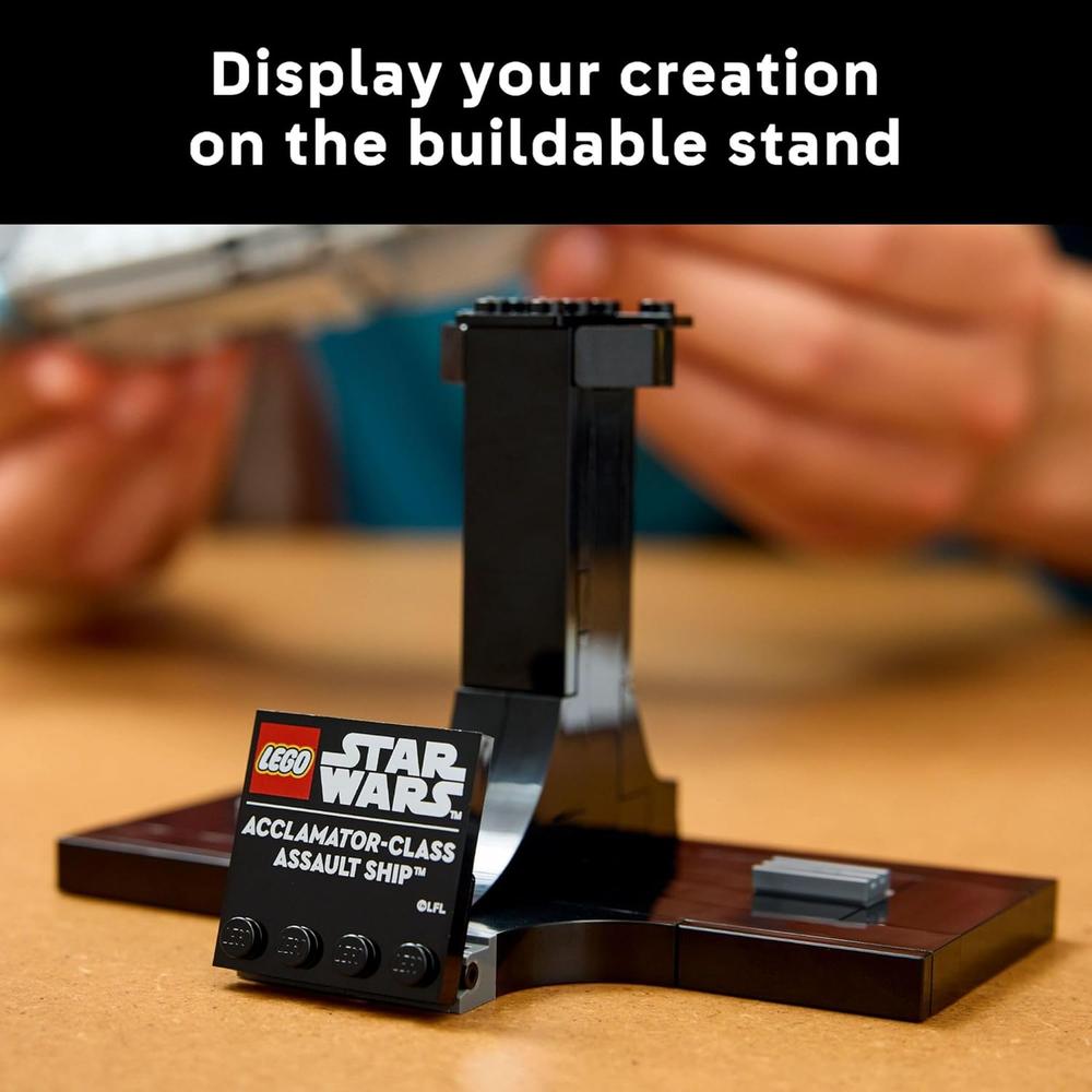 LEGO STAR WARS EL ATAQUE DE LOS CLONES, NAVE ACCLAMATOR PARA ADULTOS COLECCIONABLE - 5