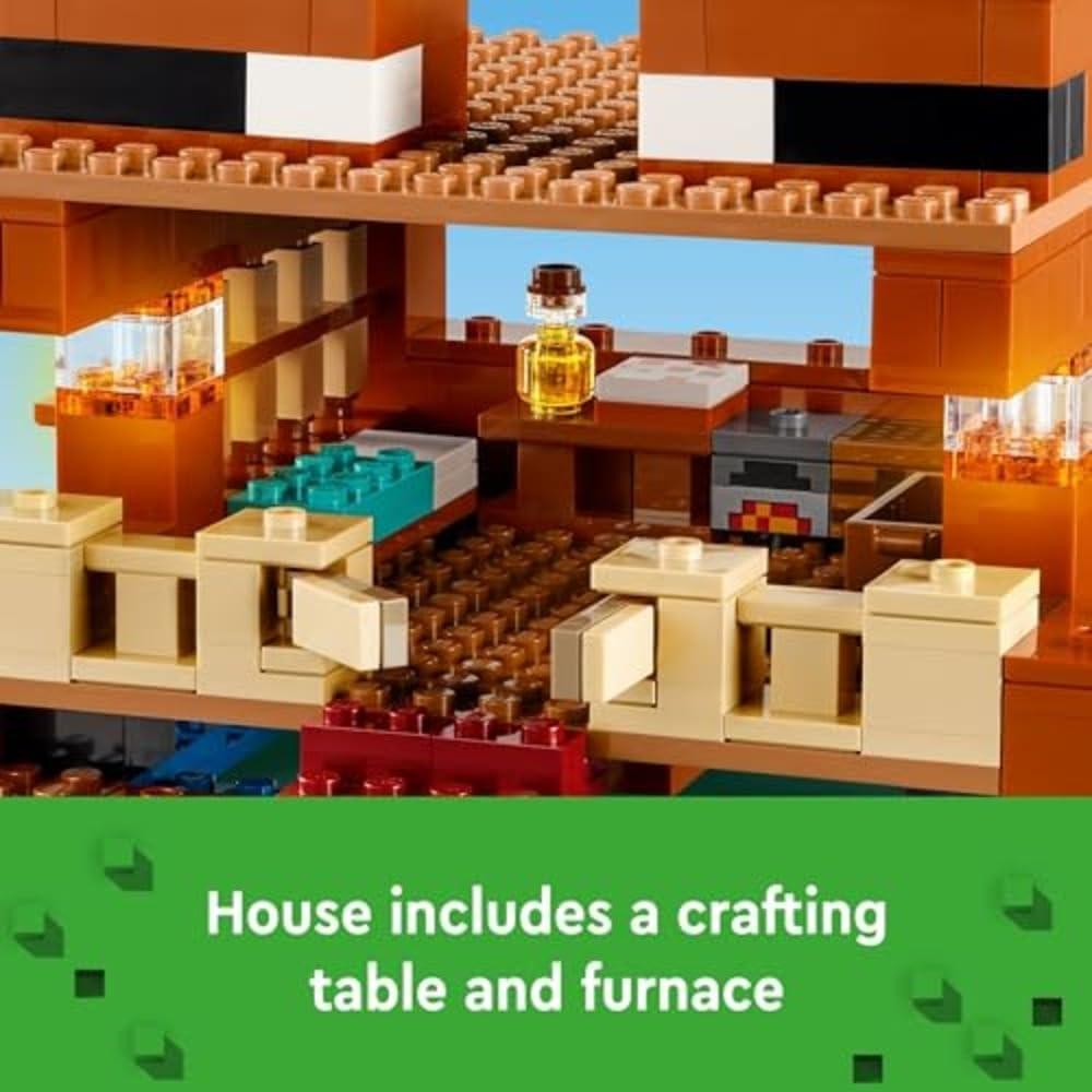 LEGO MINECRAFT CASA DE LA RANA CON ANIMALES Y FIGURAS DE CRIATURAS - 3