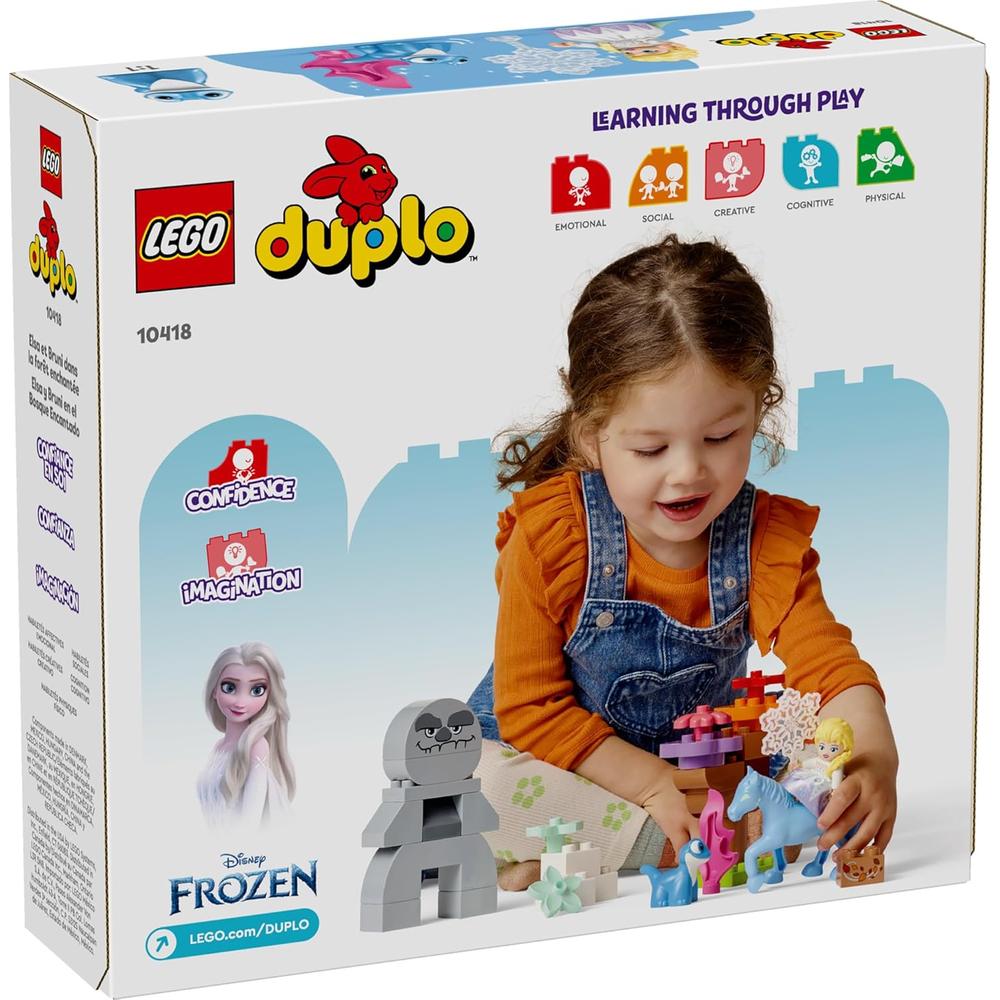 LEGO DUPLO DISNEY ELSA Y BRUNI, SET DE PRINCESAS PARA NIÑOS PREESCOLARES 2+ - 6
