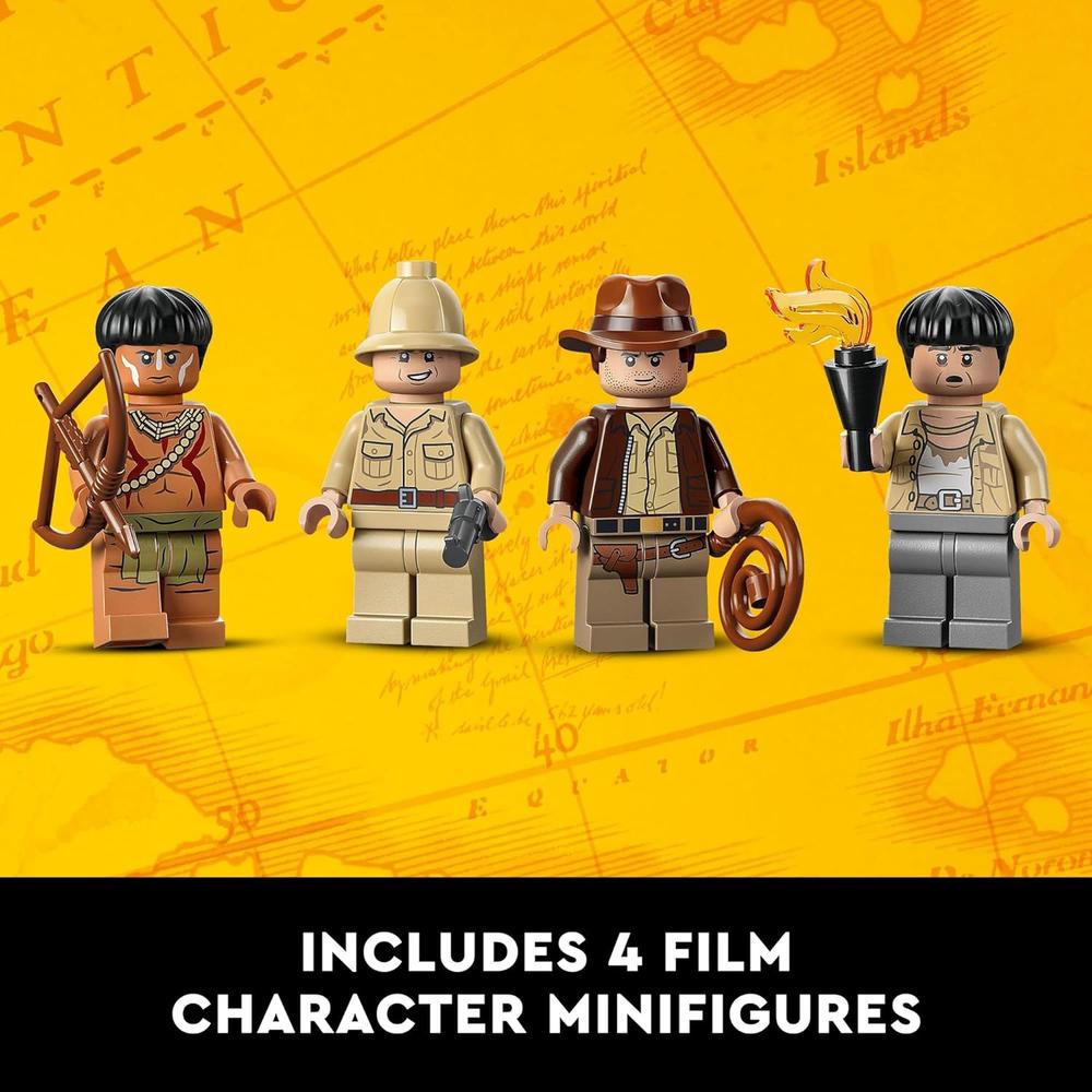 LEGO INDIANA JONES TEMPLO DEL ÍDOLO DORADO SET DE CONSTRUCCIÓN PARA ADULTOS FANS - 5