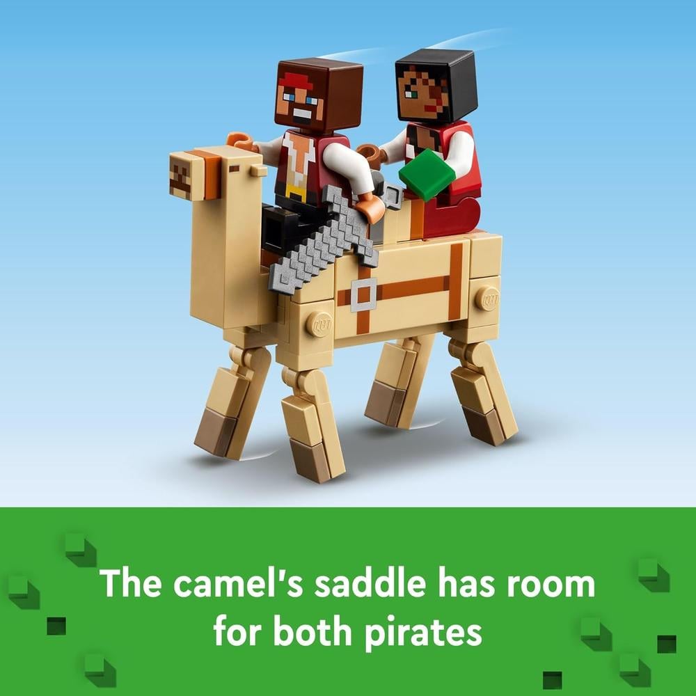 LEGO MINECRAFT VIAJE DEL BARCO PIRATA CON FIGURAS DE PIRATA - 5