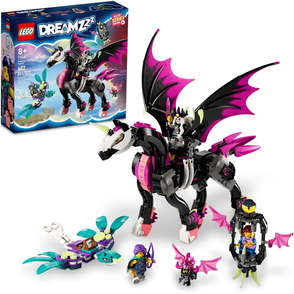 LEGO DREAMZZZ PEGASO CABALLO VOLADOR SET DE CONSTRUCCIÓN CON 3 MINIFIGURAS - 1
