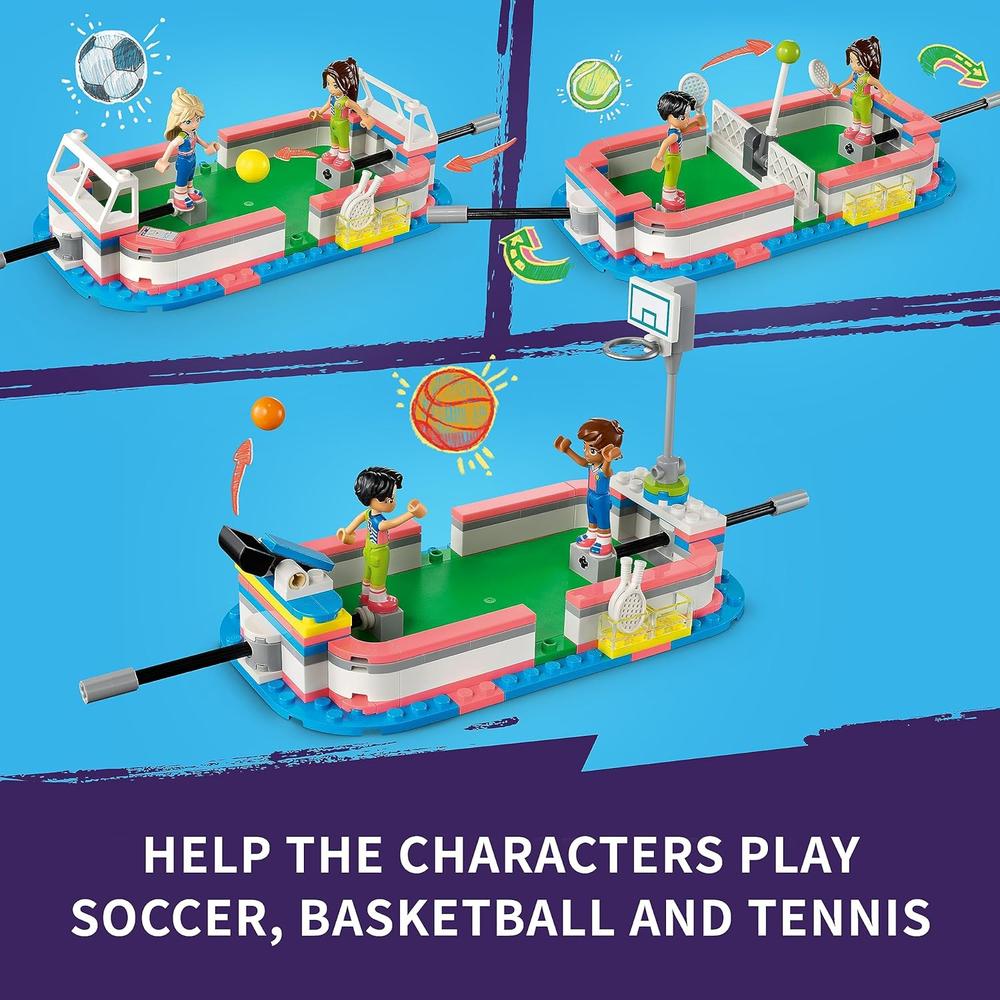 LEGO FRIENDS CENTRO DEPORTIVO SET DE CONSTRUCCIÓN CON FÚTBOL, BALONCESTO Y TENIS - 3