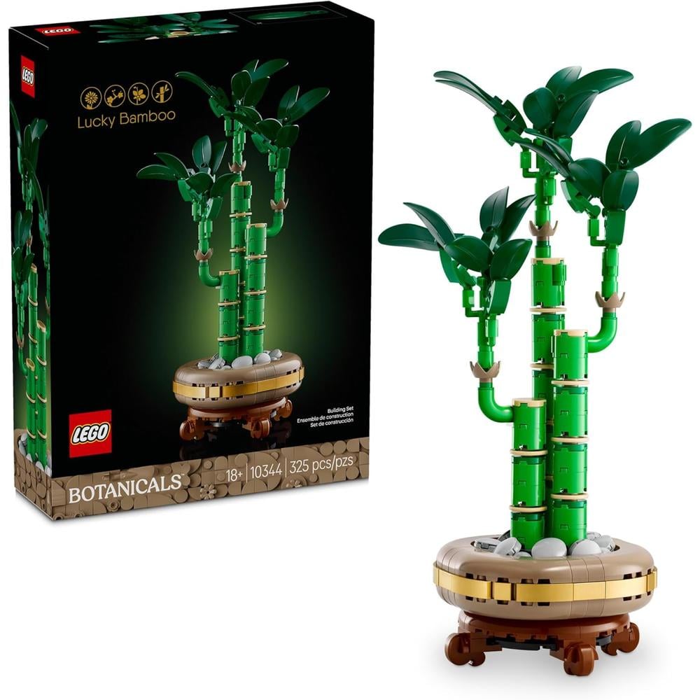 LEGO BOTANICALS BAMBÚ DE LA SUERTE, PLANTA ARTIFICIAL PARA DECORACIÓN - 1
