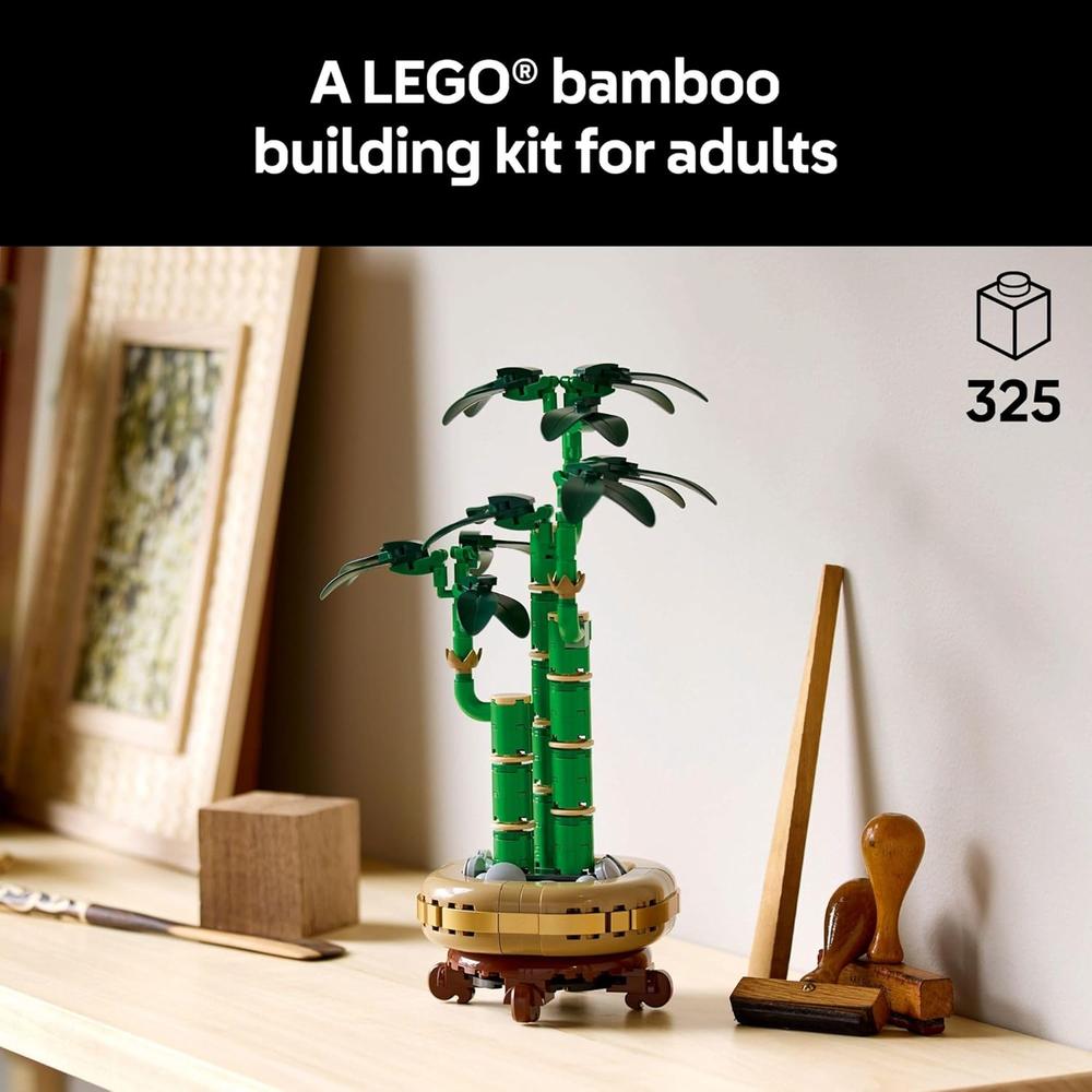 LEGO BOTANICALS BAMBÚ DE LA SUERTE, PLANTA ARTIFICIAL PARA DECORACIÓN - 2