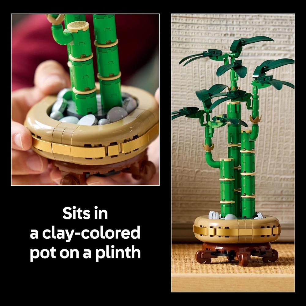 LEGO BOTANICALS BAMBÚ DE LA SUERTE, PLANTA ARTIFICIAL PARA DECORACIÓN - 5