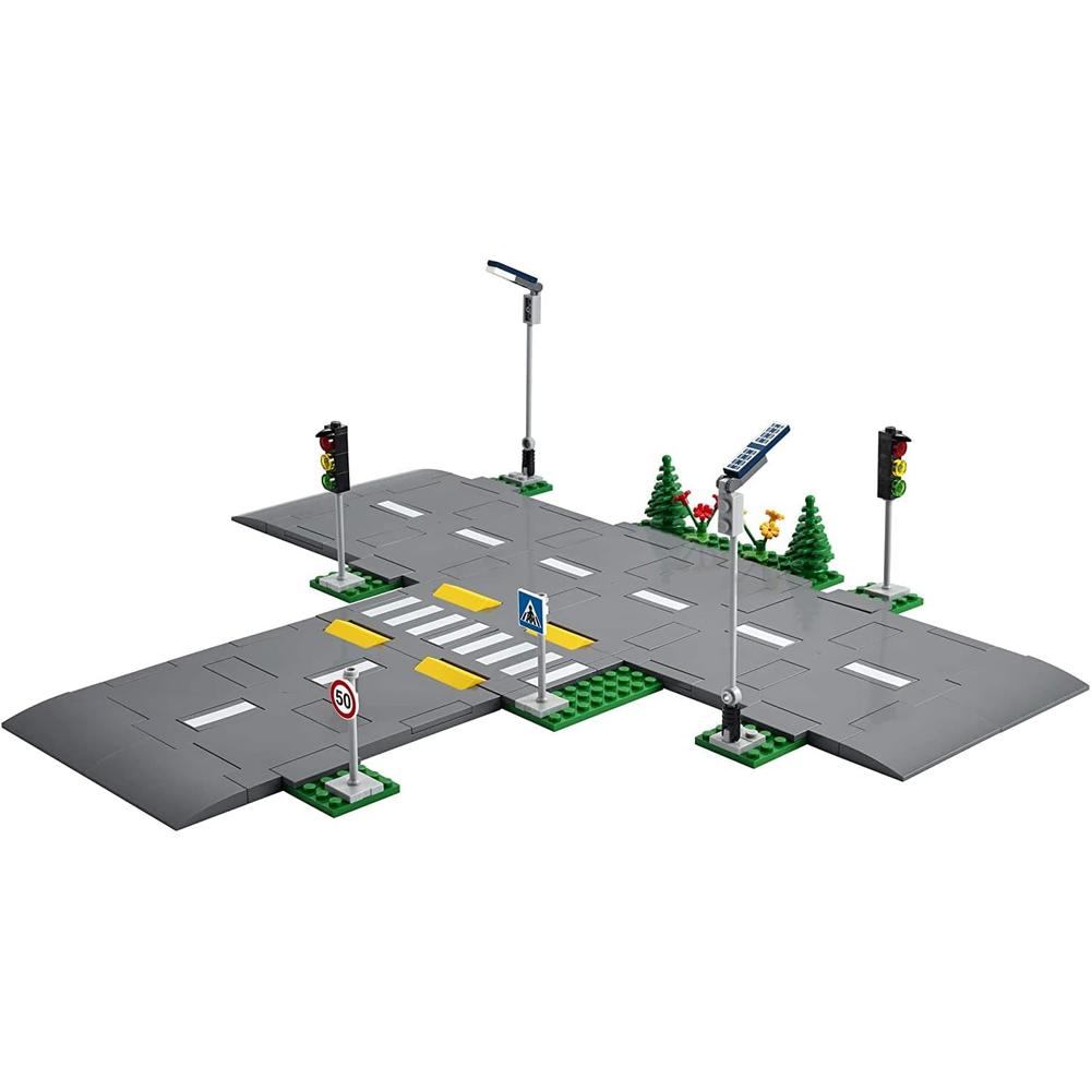 LEGO CITY PLACAS DE CARRETERA SET CON SEMÁFOROS ÁRBOLES Y PIEZAS LUMINOSAS - 4