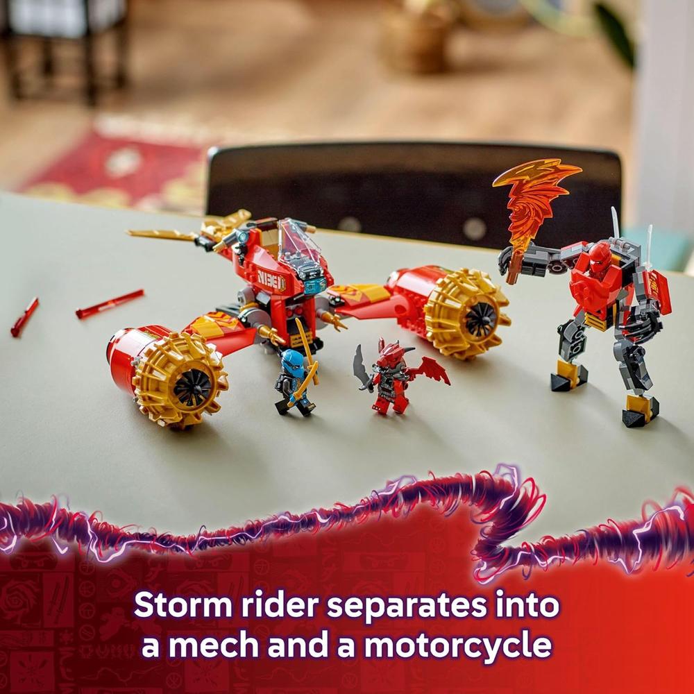LEGO NINJAGO MECH STORM RIDER DE KAI, FIGURA DE ACCIÓN CON MINIFIGURAS - 3