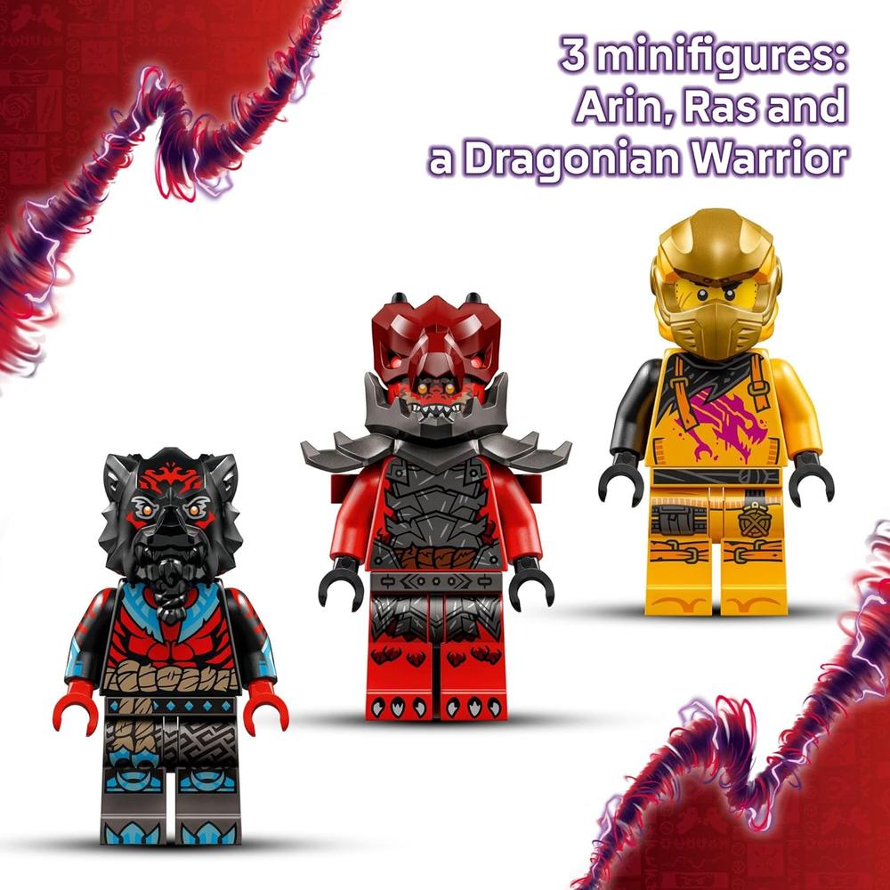 LEGO NINJAGO SUPER STORM JET DE RAS Y ARIN CON DRON Y 3 MINIFIGURAS - 4