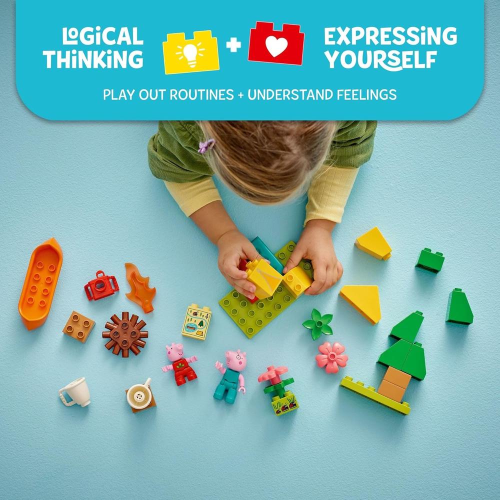 LEGO DUPLO PEPPA PIG VIAJE DE CAMPAMENTO, JUGUETE SENSORIAL EDUCATIVO - 3