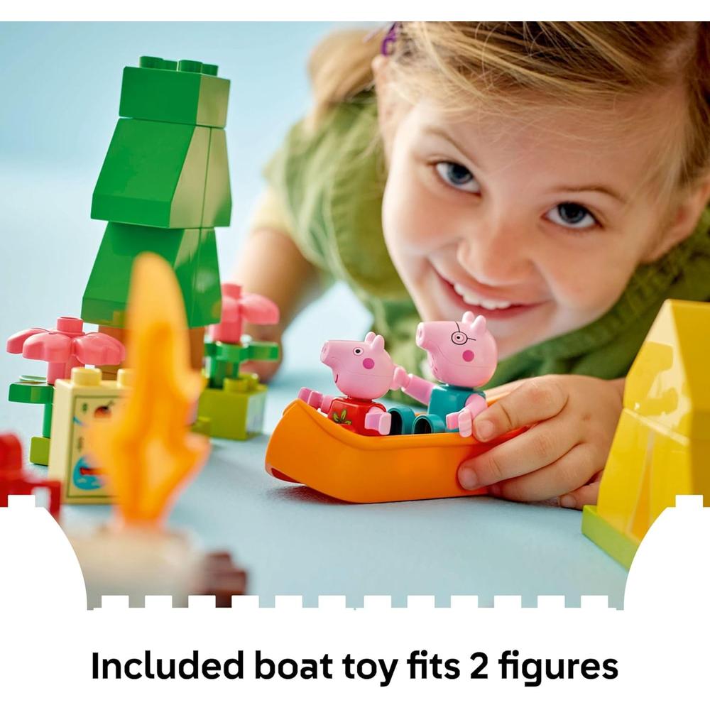 LEGO DUPLO PEPPA PIG VIAJE DE CAMPAMENTO, JUGUETE SENSORIAL EDUCATIVO - 5