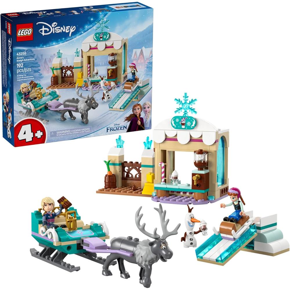 LEGO DISNEY FROZEN TRINEO DE ANNA CON 2 MINIMUÑECAS, SET EDUCATIVO - 1
