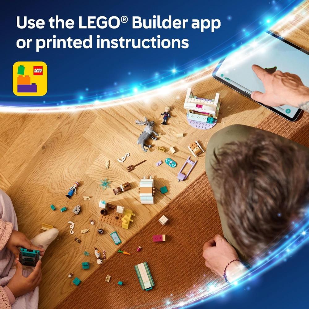LEGO DISNEY FROZEN TRINEO DE ANNA CON 2 MINIMUÑECAS, SET EDUCATIVO - 4