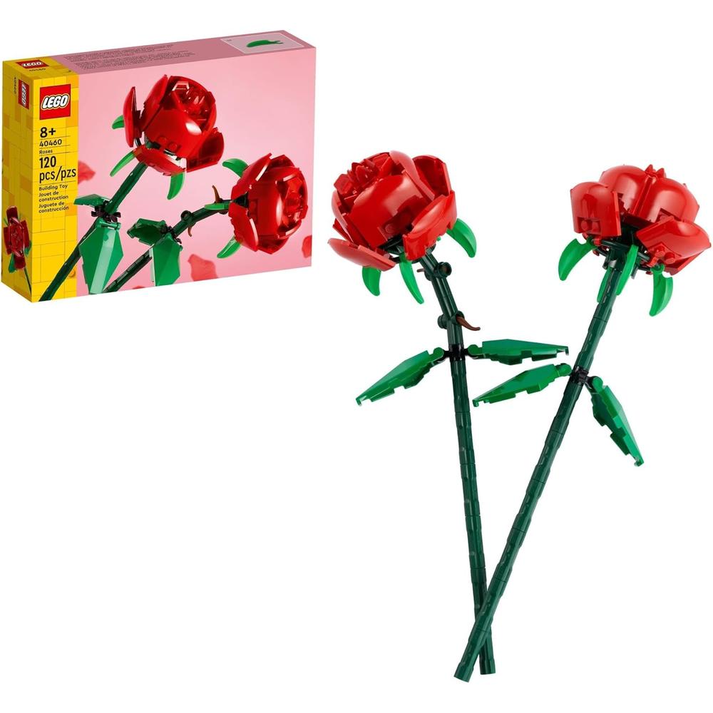 LEGO ROSAS SET DE CONSTRUCCIÓN DE FLORES ARTIFICIALES IDEAL PARA REGALAR - 1