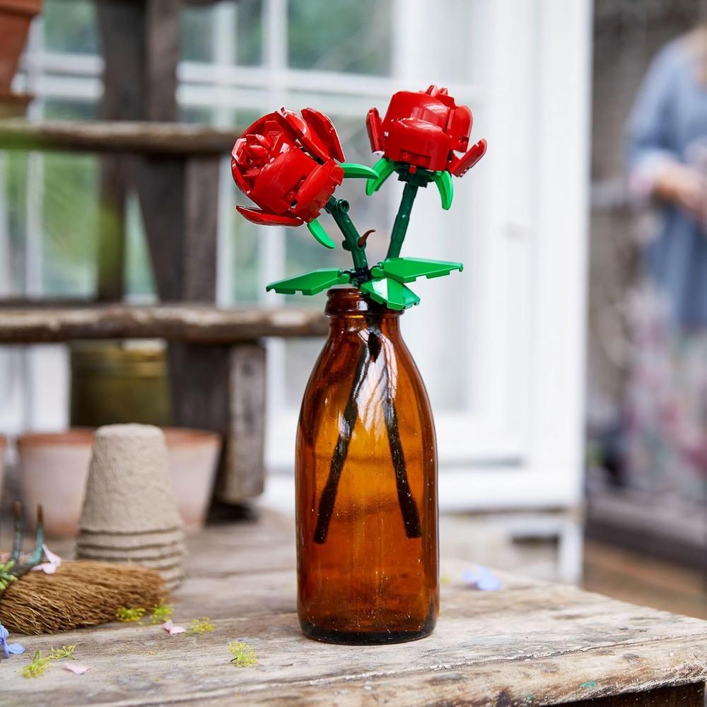LEGO ROSAS SET DE CONSTRUCCIÓN DE FLORES ARTIFICIALES IDEAL PARA REGALAR - 5