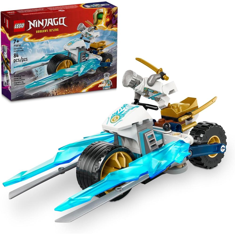 LEGO NINJAGO MOTOCICLETA DE HIELO DE ZANE, SET DE CONSTRUCCIÓN CON MINIFIGURA - 1