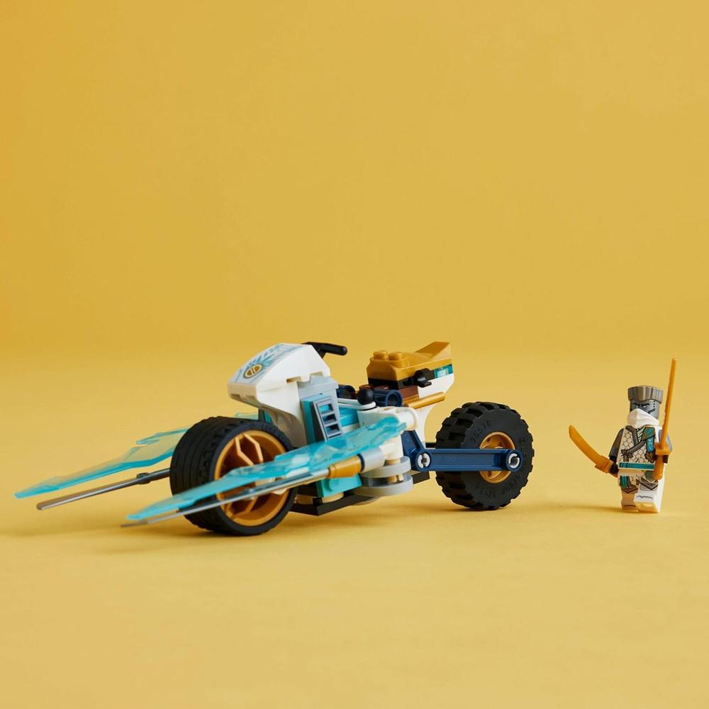 LEGO NINJAGO MOTOCICLETA DE HIELO DE ZANE, SET DE CONSTRUCCIÓN CON MINIFIGURA - 4