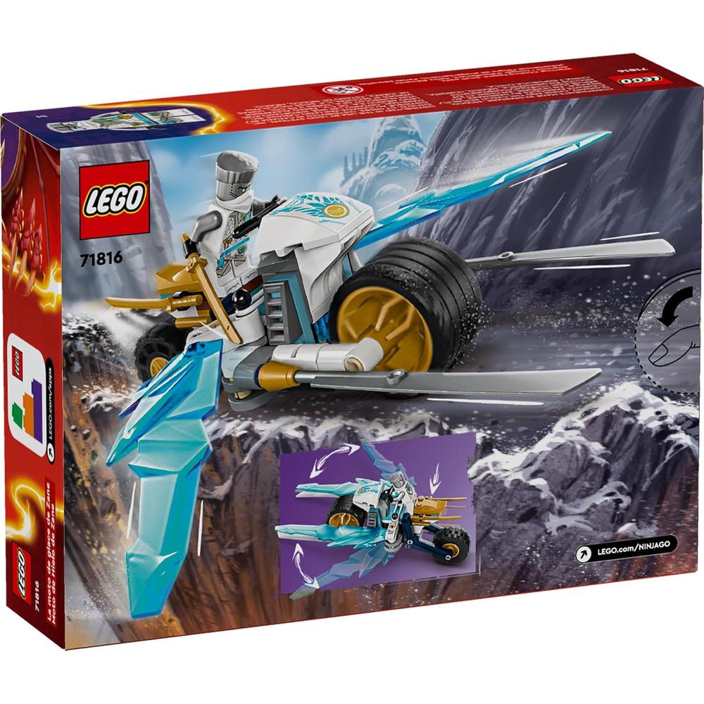 LEGO NINJAGO MOTOCICLETA DE HIELO DE ZANE, SET DE CONSTRUCCIÓN CON MINIFIGURA - 6