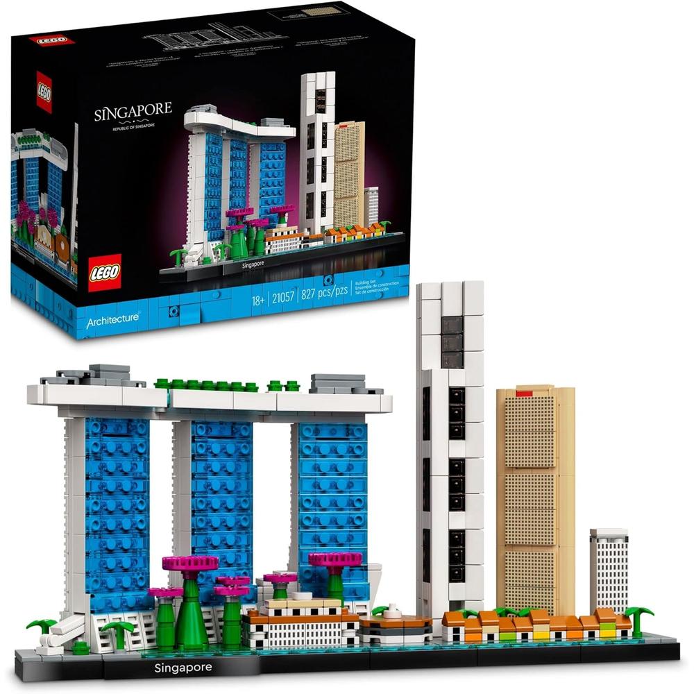 LEGO ARCHITECTURE SINGAPUR COLECCIÓN SKYLINE SET DECORATIVO PARA ADULTOS - 1