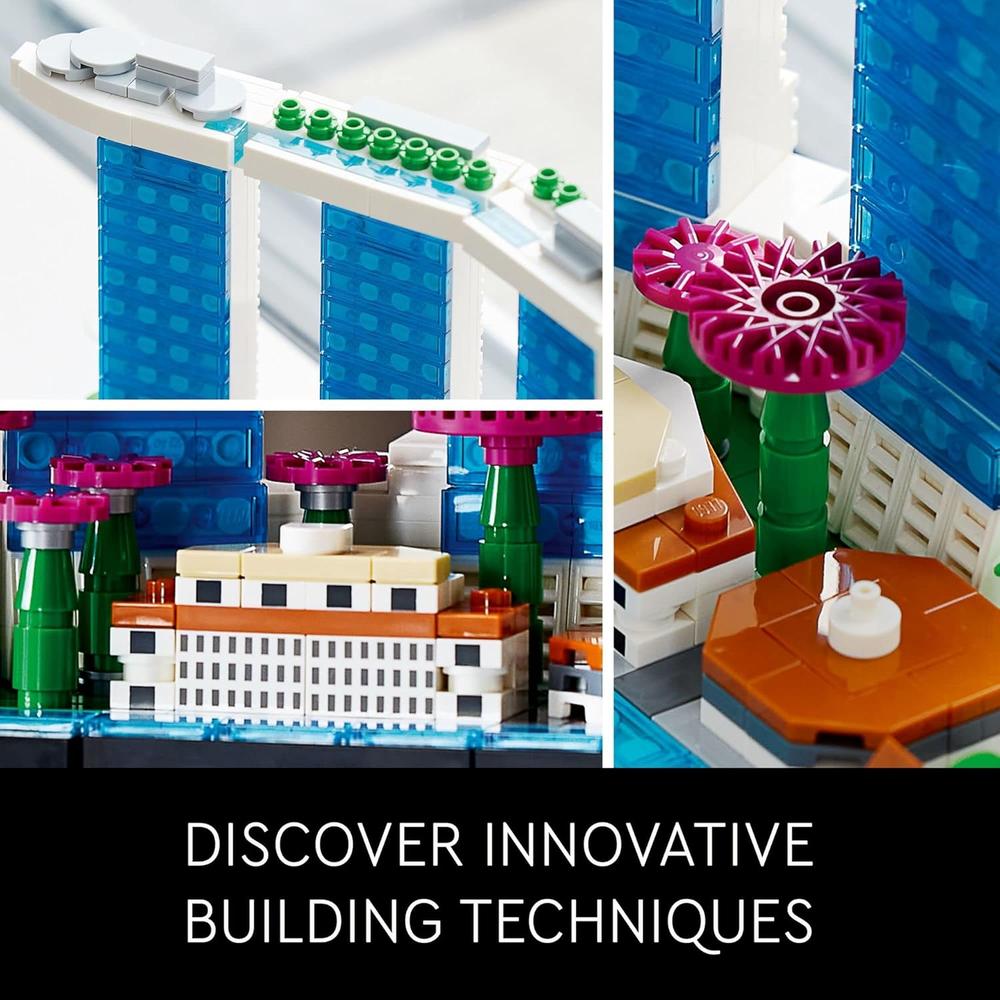 LEGO ARCHITECTURE SINGAPUR COLECCIÓN SKYLINE SET DECORATIVO PARA ADULTOS - 4